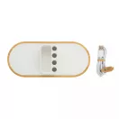 Incarcator wireless 10W FSC si RCS, XD, 42FEB231654, 22.1x9.5x4.2 cm, Bambus, ABS, Alb