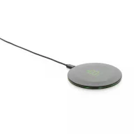   Incarcator wireless 15W fast charger, Everestus, 42FEB231663, 0.6xØ10 cm, ABS, TPE, Negru