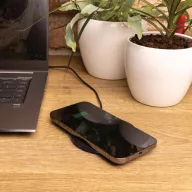   Incarcator wireless 15W fast charger, Everestus, 42FEB231663, 0.6xØ10 cm, ABS, TPE, Negru