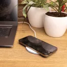 Incarcator wireless 15W fast charger, Everestus, 42FEB231664, 0.6xØ10 cm, ABS, TPE, Alb