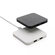   Incarcator wireless 10W cu porturi usb, XD, 42FEB231661, 8.5x0.8x8.5 cm, ABS, Alb