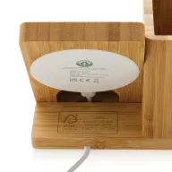   Incarcator wireless 10W FSC, XD, 42FEB231626, 15x7.2x11.2 cm, Bambus, Maro