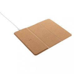   Incarcator wireless 10W mousepad si suport, Everestus, 42FEB231632, 20.5x8.8x7.9 cm, Pluta, TPE, Maro