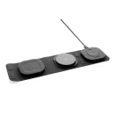 Incarcator wireless 15 W, 2401E16409, Swiss Peak, 8x8.5x2.8 cm, ABS, Poliuretan, Gri