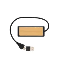   Hub usb, 2410E22353, Everestus, 10 x 3.3 x 1.3 cm, ABS, Negru