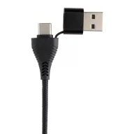   Hub usb, 2410E22353, Everestus, 10 x 3.3 x 1.3 cm, ABS, Negru