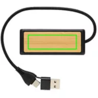   Hub usb, 2410E22353, Everestus, 10 x 3.3 x 1.3 cm, ABS, Negru