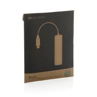 Hub usb 2401E16416, XD, 9.6x2.8x1 cm, Aluminiu, Gri