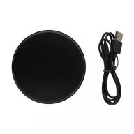   Incarcator wireless 10W, Everestus, 21AUG199, Plastic, 0.7xØ 10.1 cm, Negru
