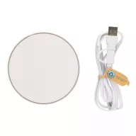   Incarcator wireless 10W, Everestus, 18SEP3598, 0.7x Ø10.1 cm, ABS, Alb