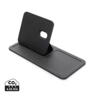   Incarcator wireless 15W, 2502E15859, Swiss Peak, 12.2 x 27 x 1.4 cm, Poliester, Negru