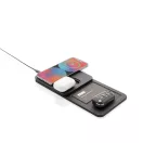 Incarcator wireless 15W, 2502E15859, Swiss Peak, 12.2 x 27 x 1.4 cm, Poliester, Negru