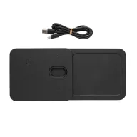   Incarcator wireless 15W, 2502E15859, Swiss Peak, 12.2 x 27 x 1.4 cm, Poliester, Negru