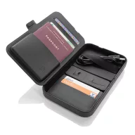   Incarcator wireless 15W, 2502E15860, Swiss Peak, 20 x 12 x 3 cm, Poliester, Negru