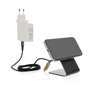   Incarcator wireless magnetic 15 W, 2509E17320, XD, 6.9x7.8x10.4 cm, Aluminiu, ABS, Gri