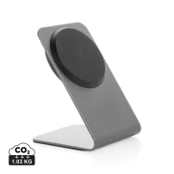   Incarcator wireless magnetic 15 W, 2509E17320, XD, 6.9x7.8x10.4 cm, Aluminiu, ABS, Gri