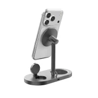   Incarcator wireless magnetic, 25 W, XD, 2601E14735, 16.7x8.1x14.8 cm, Zinc, Policarbonat, Gri