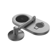   Incarcator wireless magnetic, 25 W, XD, 2601E14735, 16.7x8.1x14.8 cm, Zinc, Policarbonat, Gri