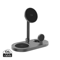   Incarcator wireless magnetic, 25 W, XD, 2601E14735, 16.7x8.1x14.8 cm, Zinc, Policarbonat, Gri