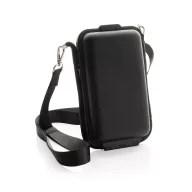   Husa pentru accesorii mobile, Swiss Peak, 2610E18304, 13x4.5x21.5 cm, Poliuretan, Negru