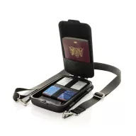   Husa pentru accesorii mobile, Swiss Peak, 2610E18304, 13x4.5x21.5 cm, Poliuretan, Negru