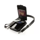 Husa pentru accesorii mobile, Swiss Peak, 2610E18304, 13x4.5x21.5 cm, Poliuretan, Negru