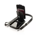 Husa pentru accesorii mobile, Swiss Peak, 2610E18304, 13x4.5x21.5 cm, Poliuretan, Negru