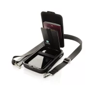   Husa pentru accesorii mobile, Swiss Peak, 2610E18304, 13x4.5x21.5 cm, Poliuretan, Negru