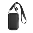 Husa pentru accesorii mobile, Swiss Peak, 2610E18304, 13x4.5x21.5 cm, Poliuretan, Negru