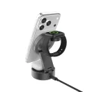 Incarcator wireless, XD, 2610E18909, 25 W, 6.8x6.8x4.6 cm, Aluminiu, Policarbonat, Gri
