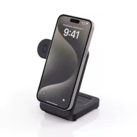   Incarcator wireless 15 W, 2509E17322, Urban Vitamin, 11.4x2.2x1.9 cm, ABS, Negru