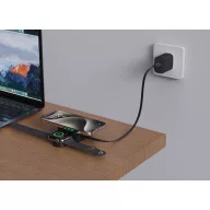   Incarcator wireless magnetic 15 W, 2509E17324, Urban Vitamin, 7x7x2.8 cm, ABS, Negru