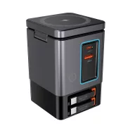   Incarcator wireless 105 W, 2509E17327, Urban Vitamin, 6.5x6.5x10 cm, Policarbonat, Gri