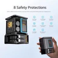   Incarcator wireless 105 W, 2509E17327, Urban Vitamin, 6.5x6.5x10 cm, Policarbonat, Gri