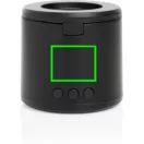 Boxa portabila, 400 mAh, 3 W, 2509E17273, Everestus, 6.4xØ 6.5 cm, ABS, Fier, Negru