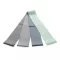 Set 4 benzi elastice, in husa, Everestus, 2707479, TPE, Negru