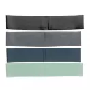 Set 4 benzi elastice, in husa, Everestus, 2707479, TPE, Negru