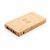 Bamboo 4.000 mAh wireless 5W Powerbank, brown Bamboo brown