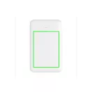 5.000 mAh Pocket Powerbank with integrated cables, white ABS white