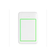   5.000 mAh Pocket Powerbank with integrated cables, white ABS white