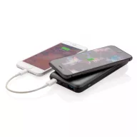   10.000 mAh Fast Charging 10W Wireless Powerbank with PD, gre ABS grey