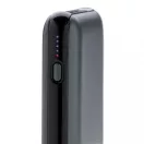 10.000 mAh Fast Charging 10W Wireless Powerbank with PD, gre ABS grey