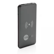   10.000 mAh Fast Charging 10W Wireless Powerbank with PD, gre ABS grey