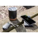 10.000 mAh Fast Charging 10W Wireless Powerbank with PD, gre ABS grey