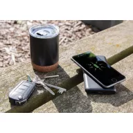   10.000 mAh Fast Charging 10W Wireless Powerbank with PD, gre ABS grey