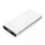 Powerbank, 21MAR1535, 10000 mAh, 14.6x6.6x1.6 cm, Everestus, Aluminiu, ABS, Argintiu