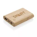Powerbank, Everestus, 18SEP2820, 5000 mAh, 9.6x1.6x7 cm, Bambus, TPE, Maro