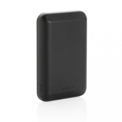   Powerbank 5W wireless, 21MAR1552, 5000 mAh, 8.5x5.5x1.3 cm, Everestus, ABS, Negru