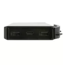 Powerbank 10000 mAh, USB-C, 2401E16381, XD, 15.5x7.4x1.9 cm, ABS, Negru