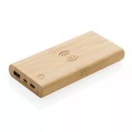   Powerbank, Everestus, 18SEP2821, 8000 mAh, 6.8x1.9x14.7 cm, Bambus, Maro